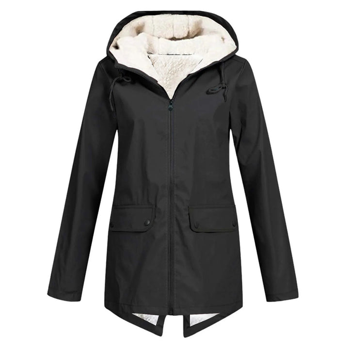 Harlow sherpa lined hooded water repellent jacket – image 3