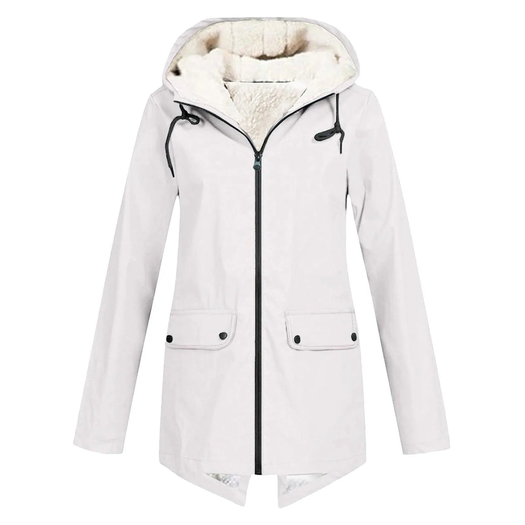Harlow sherpa lined hooded water repellent jacket – image 5