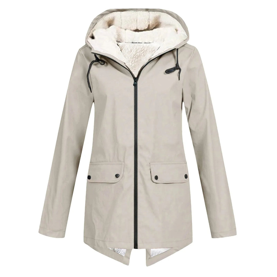 Harlow sherpa lined hooded water repellent jacket – image 6