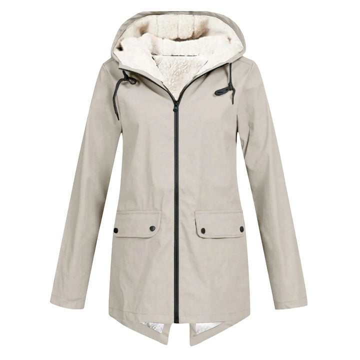 Harlow sherpa lined hooded water repellent jacket – image 6