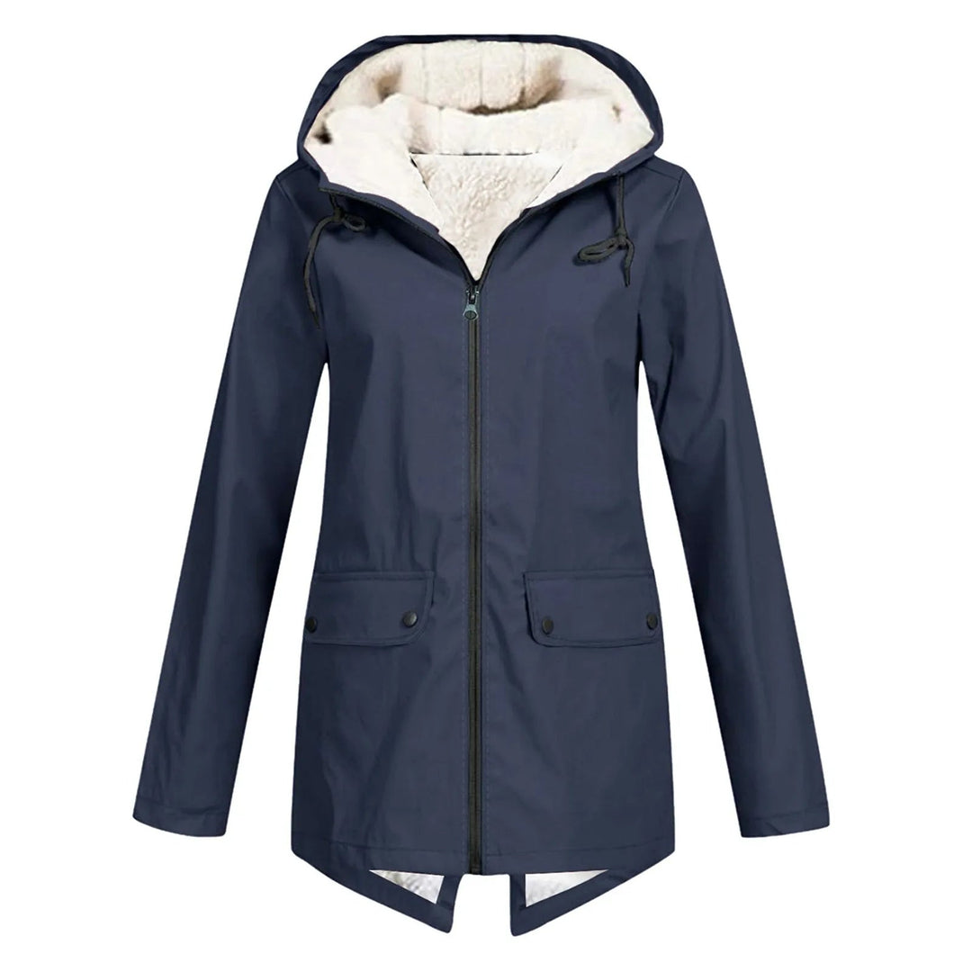 Harlow sherpa lined hooded water repellent jacket – image 7