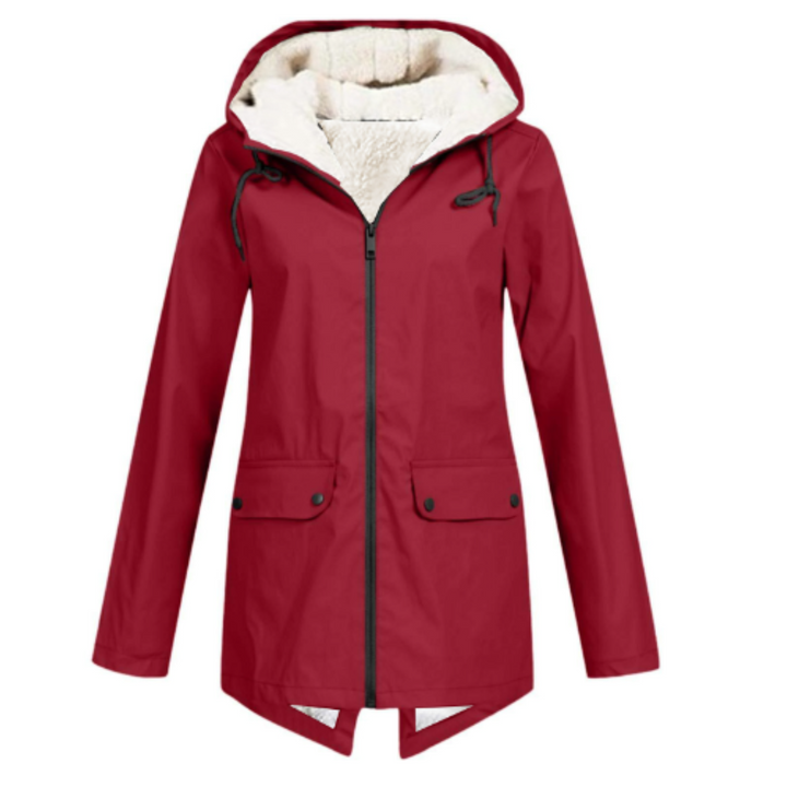 Harlow sherpa lined hooded water repellent jacket – image 8