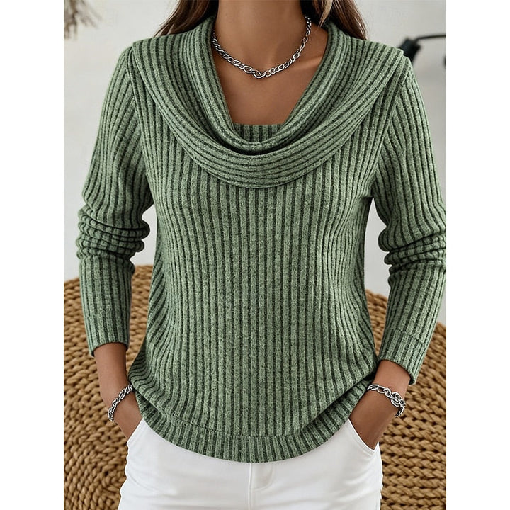 Journey ribbed cowl neck sweater – image 12