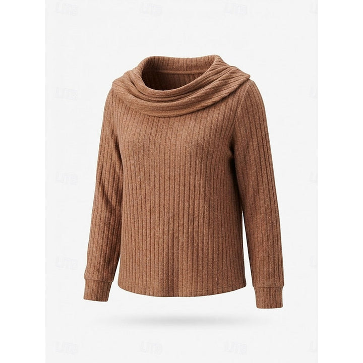 Journey ribbed cowl neck sweater – image 3