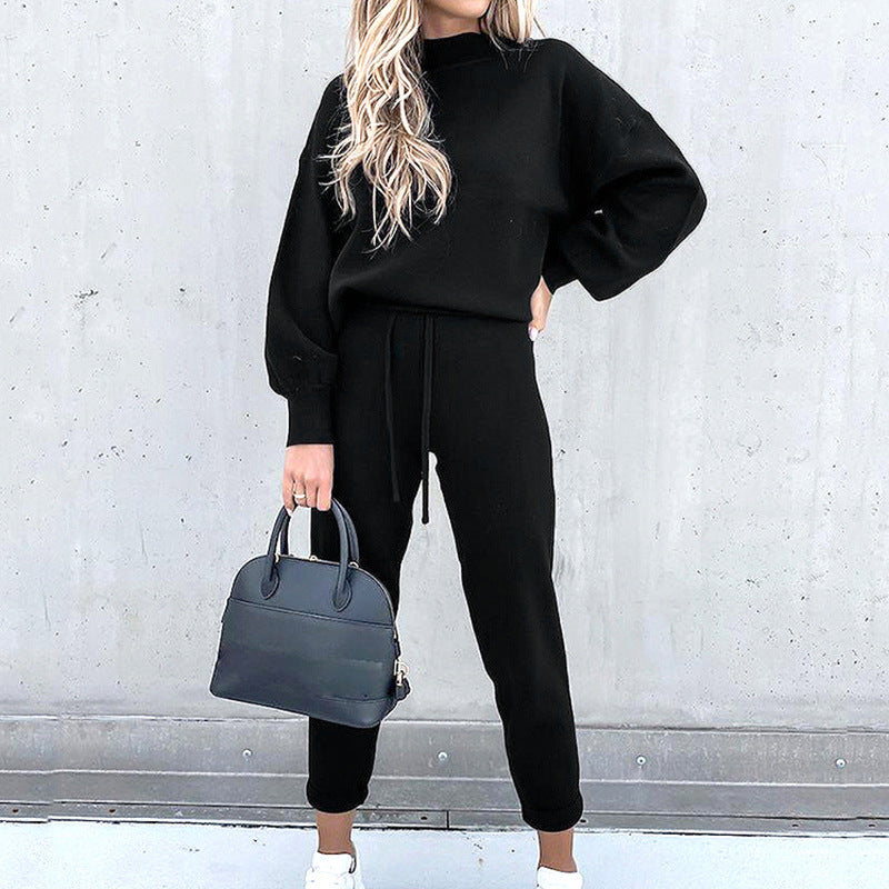 Adelaide turtleneck lounge set with high waist pants – image 12